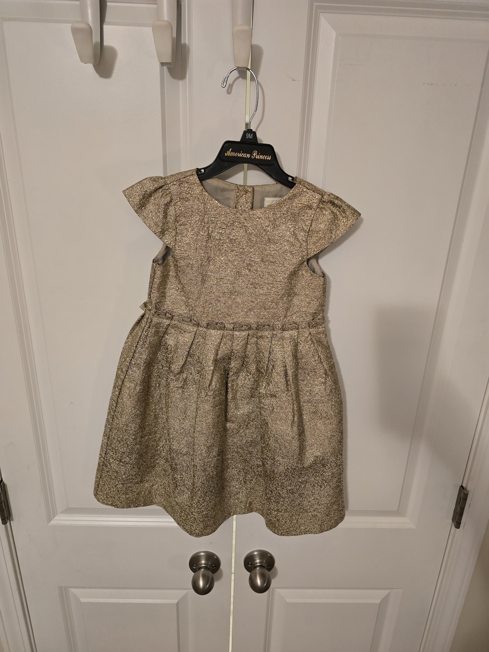 Crazy 8 Metallic Gold Party Dress